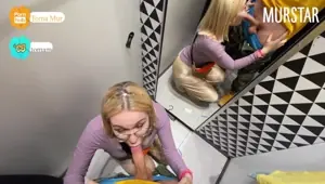 Got cum in mouth in fitting room Murstar