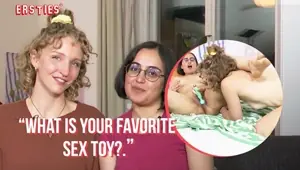 Ersties A Sexy Card Game Leads To Serafina Using Sex Toys on Jasmina