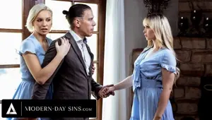 MODERN DAY SINS Kenzie Taylor Surprises Husband With Youthful Lookalike Lilly Bell! HOT THREESOME!