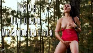 ASMR Solo Forest Masturbation