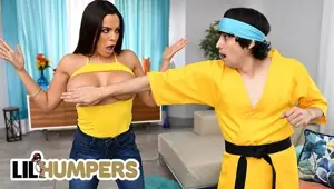 LIL humpers Luna Star Gives Ricky Spanish Martial Art Training By Bouncing Her Ass On His Dick