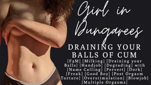 ASMR Fdom Goth girlfriend draining your balls again and again Degrading
