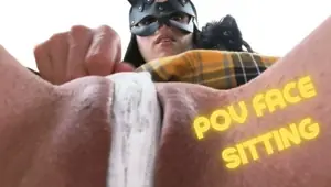 POV Face Sitting Femdom, Extreme Close Up