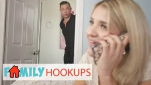 FAMILY HOOK UPS Carter Cavelli Swallows Her Step Dad Brad Newman's Cock Whole Gets A Nice Facial