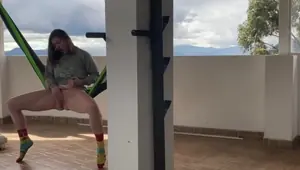 Babe squirts secretly! Spy