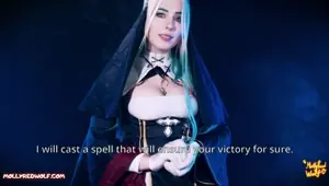 I lied to nun and she discipline me with pegging. Femdom MollyRedWolf