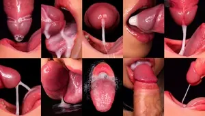 CLOSE UP: BEST HOTTEST CUMSHOT COMPILATION 2 SweetheartKiss Try Not To Cum! BLOWJOB ASMR