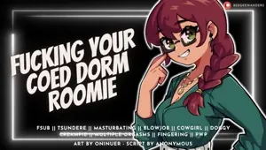 Fuck Your Horny Roomie So She Can Focus on Her Exam Bratty Slut Audio Roleplay