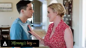 MOMMY'S BOY Pervert Busty MILF Dee Williams Lets Her Stepson Hard Fuck Her To Boost His Confidence