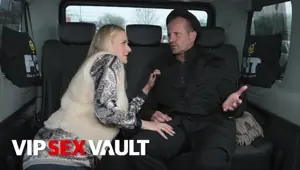Czech Blondie Katie Sky Drilled By Dirty Chauffeur In The Backseat VIP SEX VAULT