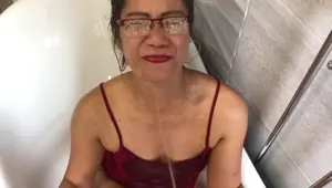 Maid gets showered
