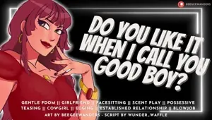 Do You Like it When I Call You Good Boy? Audio Roleplay, Gentle Fdom, MommyDomme Sucks n Fucks