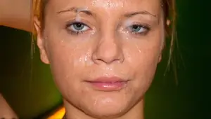 Sexy blonde amateur gets plasted in cum