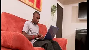 latina milf babe sucks black dick and gets an interracial f