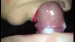 wonderful cock sucking and cum wiping