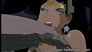 justice league porn two chicks for batman dick