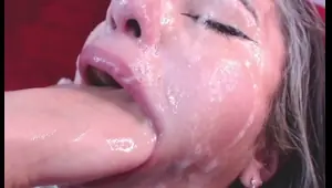 slut fucks her throat hard in messy dildo deepthroat