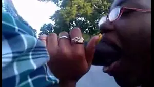 outdoors head by sexy black girls