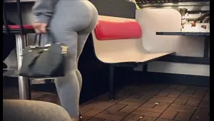 busty big ass girl in tight grey pants