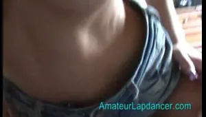 sexy chick with big boobs lapdancing