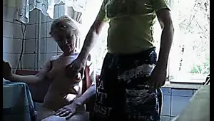 funny milf wife gives a nice handjob