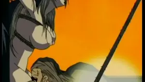 roped chesty hentai girl into rough sex