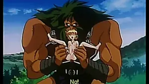 cute hentai girl caught and hard wetpussy fucked by monster