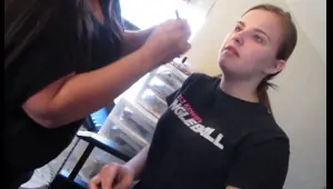beauty trying an assfucking but only behind the scenes
