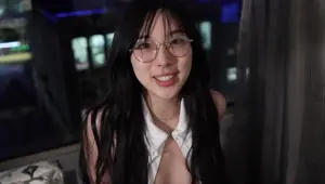 Korean Secretary Fucks Boss for Raise in Open Holed Pantyhose . slutty girl