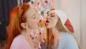 Dolly Rud Eva Soda. Unforgettable New Year's fuck with Santa