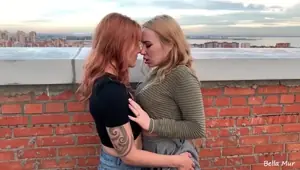 So lucky nobody saw us doing THIS on a roof
