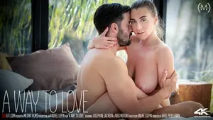 Watch busty babe give an intense blowjob and get a creampie