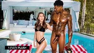 VIXENPLUS Teen babe takes on BBC