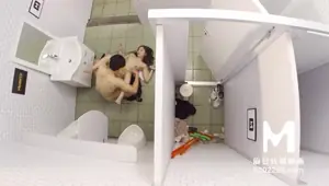 Sanitary Partitions Are Hard To Stop Passion Sex MDWP 0022