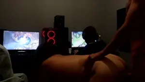 My CUCKOLD BOYFREND LIKES MORE GAMES THAT MY PUSSY , SO I FUCKED IS FRIEND I GOT CUMSHOT IN MY ASS