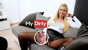 MyDirtyHobby Busty blonde has intense anal action