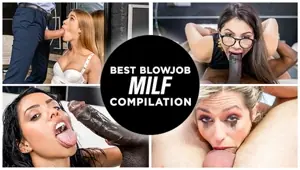 HerLimit Best MILF Blowjob COMPILATION! Incredible Deepthroat And Facial Fuck LETSDOEIT
