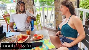 My Wife Flashes her Pussy to Stranger, Takes him Home to Cum on his Dick Riley Jacobs