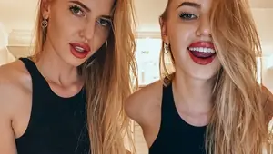 Girl Caressing Her Body and Passionately Masturbates