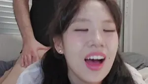 WMAF addicted Asian girl with big boobs got caught rough by BWC