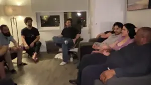 Her first anal gangbang! 11 guys fuck Vanessa Cliff in the ass