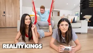 REALITY KINGS Naughty Eliza Ibarra Offers Van Her Juicy Pussy While His Girlfriend Plays Her game