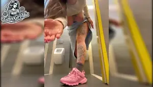 I almost got caught in the men's restroom near the urinal at McDonald's!