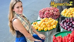 MamacitaZ Super Hot Colombian Fruit Seller Rides Cock Like a Pornstar