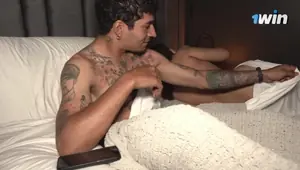 Stepbrothers share a room after many years of not seeing each other some things have changed