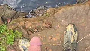 Pissing in the lake