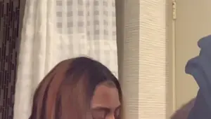 Big booty bitch fucked in bathroom
