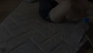 Tired BED WETTING on a BARE MATTRESS