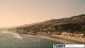 TUSHY Bad GF Megan Rain Double Penetration
