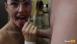 Love it when he fucks my throat